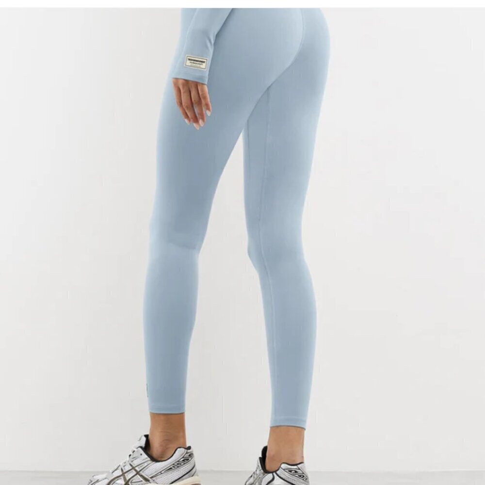 The Giving Movement High-Rise Legging Powder Blue Activewear Workout Size S - Picture 2 of 9